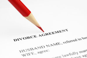 divorce agreement paper